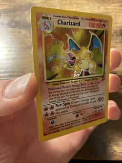 Pokemon TCG Base Set 2 Holo Rare Charizard 4/130 WOTC, Near Mint Condition - Image 3