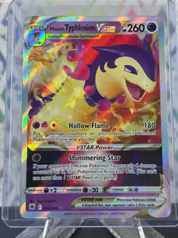 Pokemon TCG Hisuian Typhlosion VSTAR Astral Radiance 054/189 Holo Ultra Rare Nm - Image 1