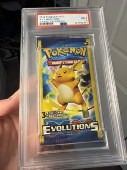 2016 Pokemon XY Evolutions 3 Card Pack Charizard Blastoise Raichu Venusaur PSA 9 - Image 4