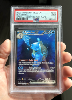 PSA 9 Blastoise EX 200/165 SIR | SV3.5 Scarlet & Violet 151 | 2023 Pokemon - Image 1