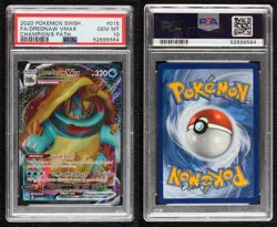 Drednaw VMAX Pokemon Sword & Shield Champion's Path PSA 10 GEM MT - Image 3