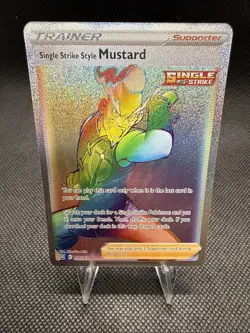 Pokemon - Single Strike Style Mustard - 177/163 - Battle Styles - 1183 - Image 1