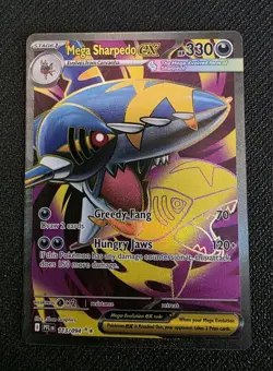 Pokemon TCG Mega Sharpedo ex 113/094 Ultra Rare Phantasmal Flames *Near Mint* - Image 1