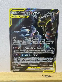 Pokemon Garchomp and Giratina GX SM193 Black Star Promo NM - Image 1