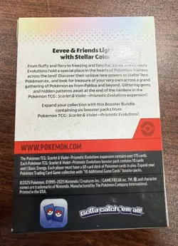 Pokemon TCG Prismatic Evolutions Booster Bundle 6 Packs New/Seal - Image 2