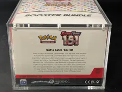 Pokemon 151 SV3.5 Booster Bundle Display Factory Sealed Case W/Acrylic Case - Image 3