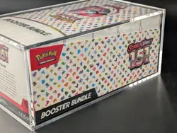 Pokemon 151 SV3.5 Booster Bundle Display Factory Sealed Case W/Acrylic Case - Image 4