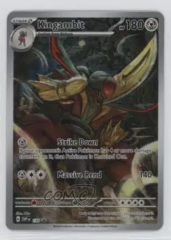 Kingambit (Illustration Collection) Pokemon Scarlet & Violet Black Star Promo - Image 1