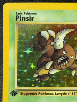 Pinsir 9/64 - 1st Edition Holo Rare - Vintage Pokemon TCG: Jungle - LP/MP - Image 2