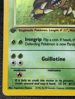 Pinsir 9/64 - 1st Edition Holo Rare - Vintage Pokemon TCG: Jungle - LP/MP - Image 5
