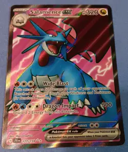 Pokemon - Salamence ex 177/159 - SV Journey Together - Full Art Textured - NM - Image 2