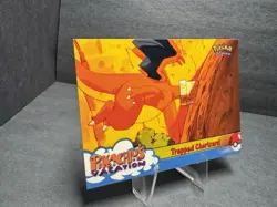 Pokemon TCG: 1999 Topps Pokemon tthe First Movie Trapped Charizard (Blue logo) - Image 2
