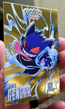 Gengar Pokemon Database Attacks Set Gold Foil - Image 2