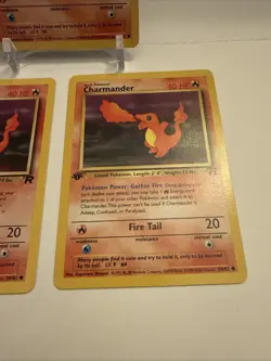 Pokemon TCG Charmander 1st Edition (Team Rocket) 50/82 - FIRST EDITION X 3 - Image 4