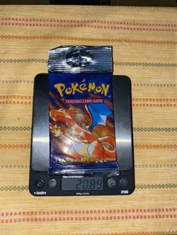 Pokemon Base Set Sealed Booster Charizard Art Auction Starts at 88 cents! - Image 1