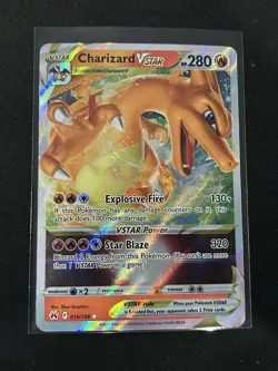 Charizard VSTAR 019/159 Ultra Rate Pokemon TCG Crown Zenith NM/M - Image 1