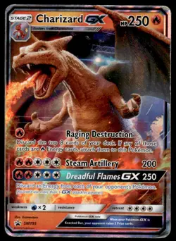 Pokemon TCG SM Promos #SM195 Charizard GX DMG - Image 1