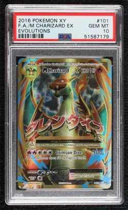 M Charizard EX Ultra Rare Pokemon XY Evolutions 20th Anniversary PSA 10 GEM MT - Image 1