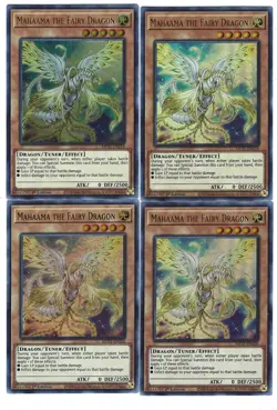 Mahaama the Fairy Dragon x4 8/10 LP+ Yu-GI-Oh Tin of Ancient Battles MP21-218 01 - Image 1