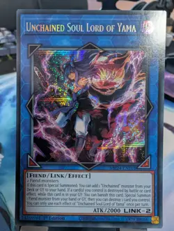 YuGiOh! Unchained Soul Lord of Yama MP24-EN101 Secret Rare 1st Ed - Image 1