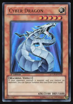 Cyber Dragon - LCGX-EN175 - Ultra Rare - 1st Edition Yugioh 1 - Image 1