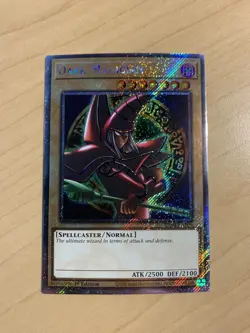 YuGiOh! - Dark Magician (Arkana) 1st Ed Platinum Secret Rare RA04-EN106 - Image 1