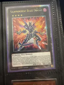 Yugioh Salamangreat Blaze Dragon Quarter Century Rare TN23-EN007 Near Mint - Image 1