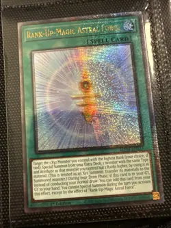 x1 Rank-Up-Magic Astral Force - MP24-EN035 - Quarter Century Secret Rare - 1st E - Image 1