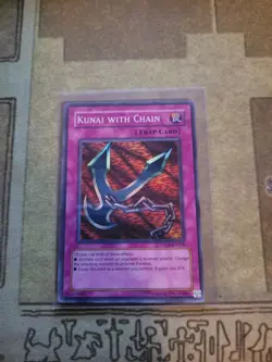 YUGIOH KUNAI WITH CHAIN TDGS-EN098 SUPER UNLIMITED ED NM - Image 1