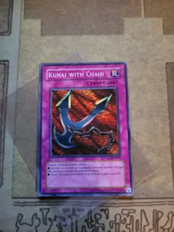 YUGIOH KUNAI WITH CHAIN TDGS-EN098 SUPER UNLIMITED ED NM - Image 2