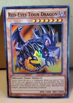Red-Eyes Toon Dragon SHVI-EN036 Shining Victories Unlimited - Image 1