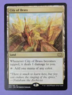 MTG Magic: Double Masters 2022 (2X2): City of Brass #321/331 Rare - NM - Image 1