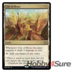 City Of Brass M/NM Magic: The Gathering MTG Double Masters 2022 - Image 1