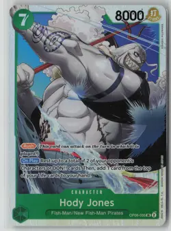Hody Jones (035) OP06-035 One Piece Wings of the Captain Super Rare Near Mint - Image 1