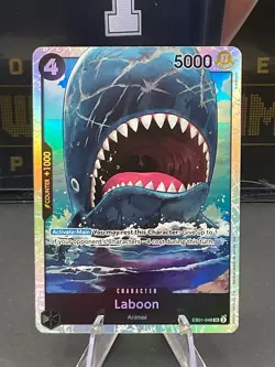 Laboon EB01-048 SR English One Piece Memorial Collection Card - Image 1