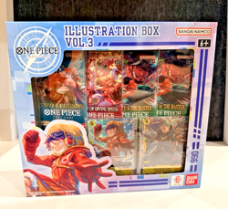 One Piece Illustration Box VOL 3 English OP-08, OP-11, OP-12 Boosters + Promos - Image 1