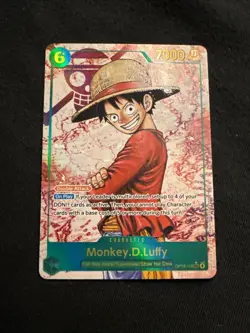 One Piece CCG Monkey.D.Luffy SEC Alternate Art OP13-118 Carrying On His Will - Image 1