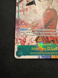 One Piece CCG Monkey.D.Luffy SEC Alternate Art OP13-118 Carrying On His Will - Image 4
