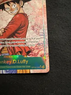 One Piece CCG Monkey.D.Luffy SEC Alternate Art OP13-118 Carrying On His Will - Image 5