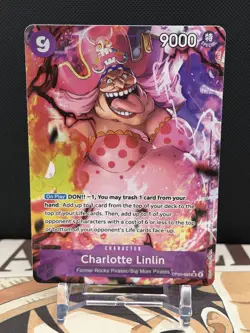 Charlotte Linlin Alt Art Parallel OP08-069 Two Legends Foil One Piece CCG - Image 1