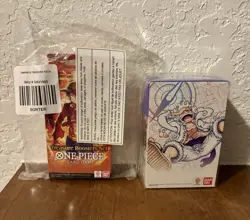 One Piece TREASURE BOOSTERS SET Box And OP-05 Double Pack Vol 2 Box New Sealed - Image 1