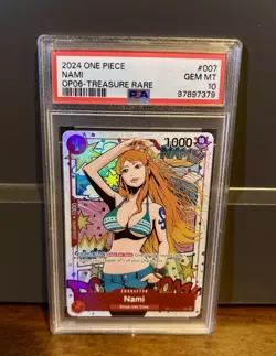 Nami One Piece 2024 OP06 Treasure Rare English TR ST01-007 PSA 10 - Image 1