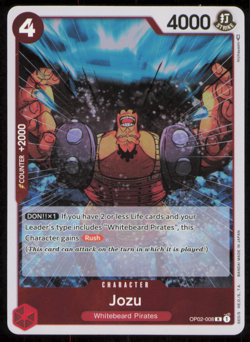 One Piece Paramount War Jozu Foil OP02-008 NM Rare - Image 1