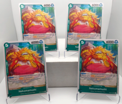 Nekomamushi Playset - OP08-028 x4 - Two Legends - One Piece TCG - English - Image 1
