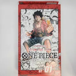 One Piece TCG Factory Sealed Starter Deck ST-01 Straw Hat Crew English Edition - Image 1