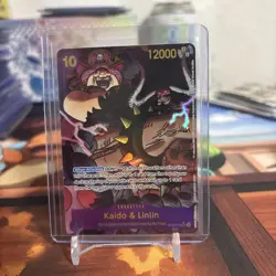 One Piece TCG Kaido & Linlin Alt Art (Parallel) OP08-119 Secret Rare NM English - Image 1