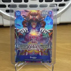 Bandai One Piece CCG Buggy OP09-051 Emperors in the New World Alt Art Foil 10 C. - Image 1