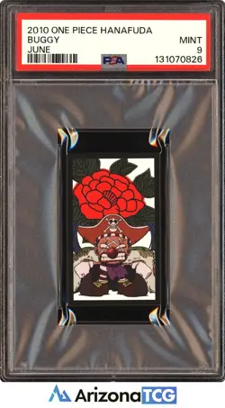 One Piece 2010 Buggy June One Piece Hanafuda PSA 9 - Image 1