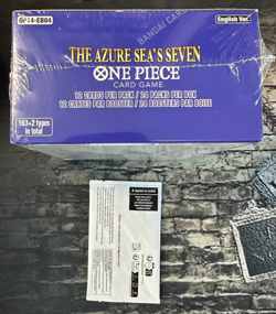 ONE PIECE THE AZURE SEA'S SEVEN BOOSTER BOX OP14 ENGLISH Sealed w/ Dash Pack - Image 2