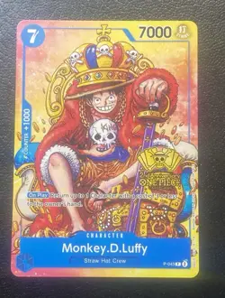 Monkey.D.Luffy (2nd Anniversary Stamped Promo) P-043 - One Piece TCG - English - Image 1